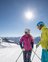 Skifahrer Skigebiet Zillertal 3000