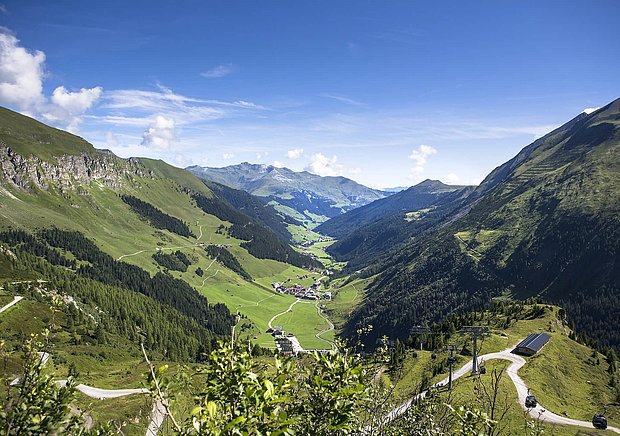 Blick auf Hintertux