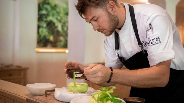 Küchenchef Maximilian Stock