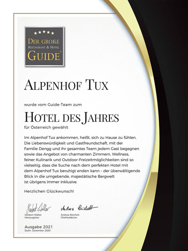 Der Große Guide Auszeichnung