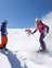 Skifahrer in Hintertux
