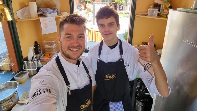 Maximilian Stock und sein Mitarbeiter Noah Erler Maximilian Stock und sein Mitarbeiter Noah Erler