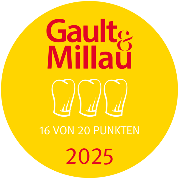 Gault & Millau 2025 16 von 20 Punkten Auszeichnung
