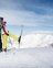 Paar beim Skifahren in Hintertux