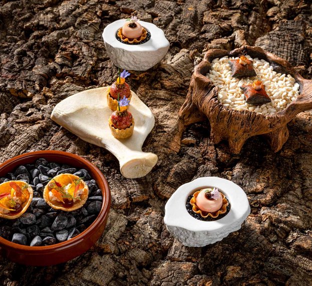 Verschiedene Amuse Bouche