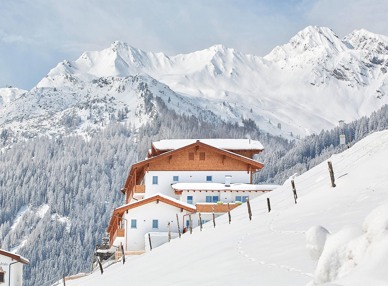 Mitarbeiterhaus im Winter