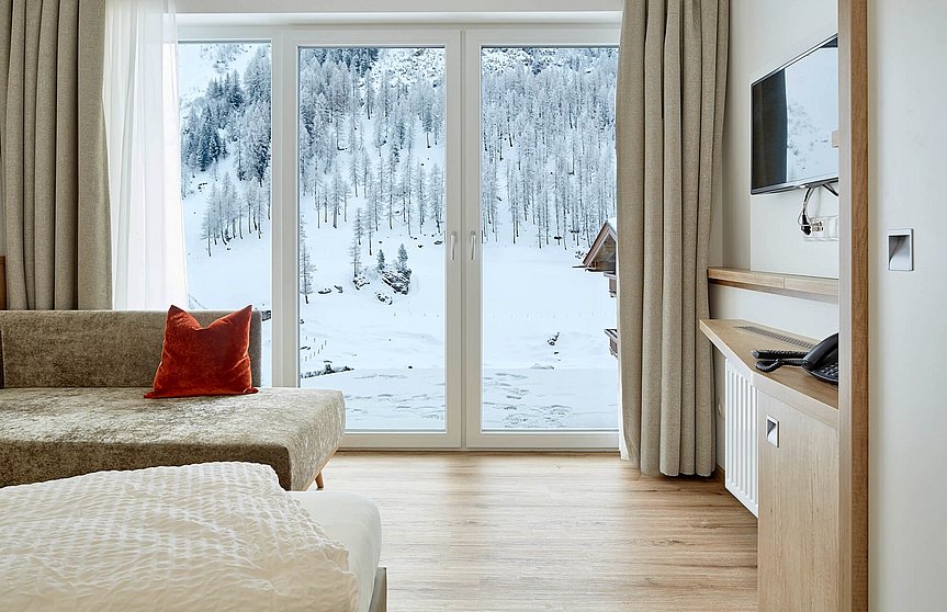 Wohnzimmer mit Ausblick