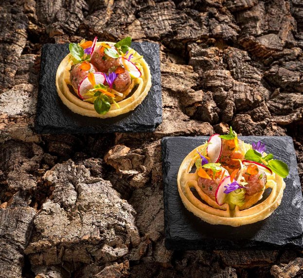 Dekorative Vorspeise