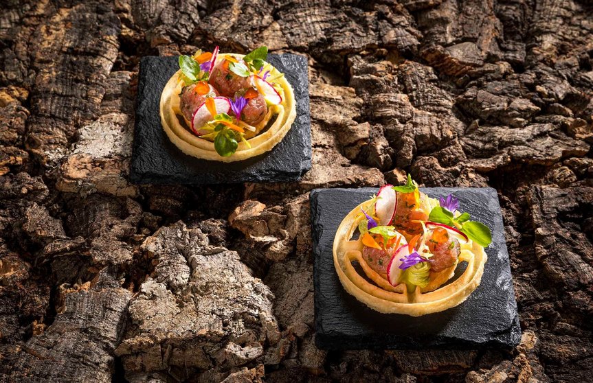 Dekorative Vorspeise