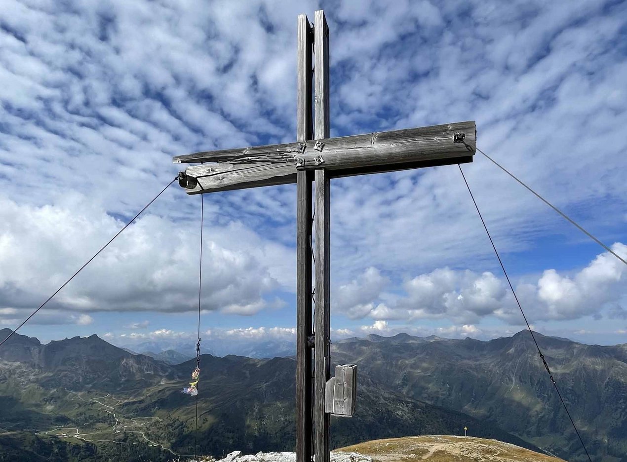 Gipfelkreuz der Hippoldspitze