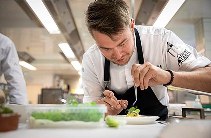 Küchenchef Maximilian Stock