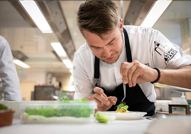 Küchenchef Maximilian Stock