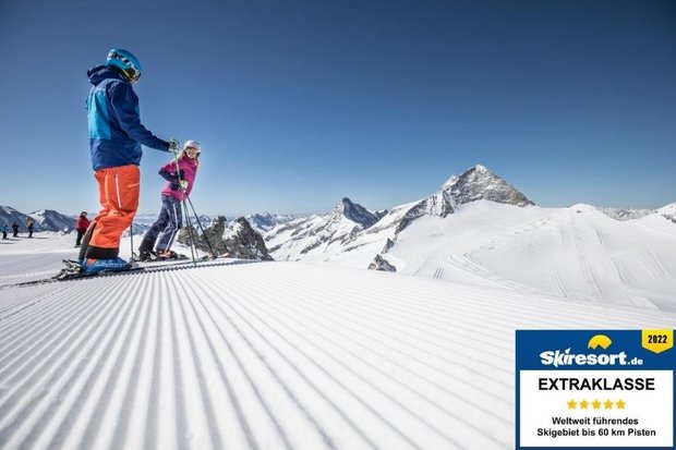 Paar am Gletscher