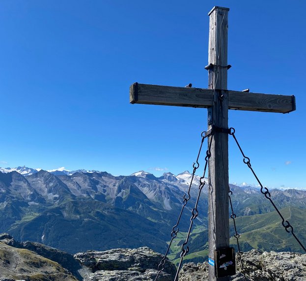 Gipfelkreuz des Rastkogels