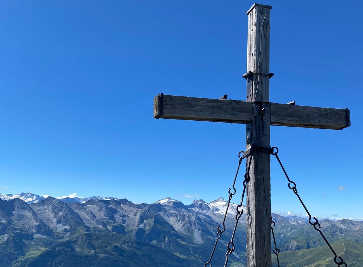 Gipfelkreuz des Rastkogels