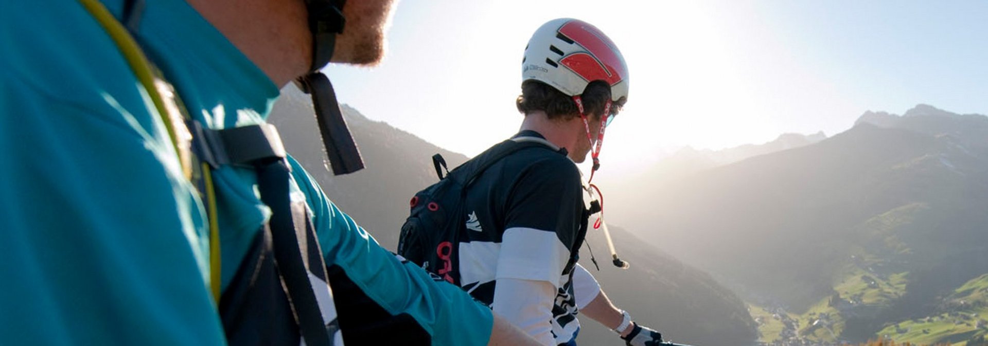 Rast bei der Mountainbiketour